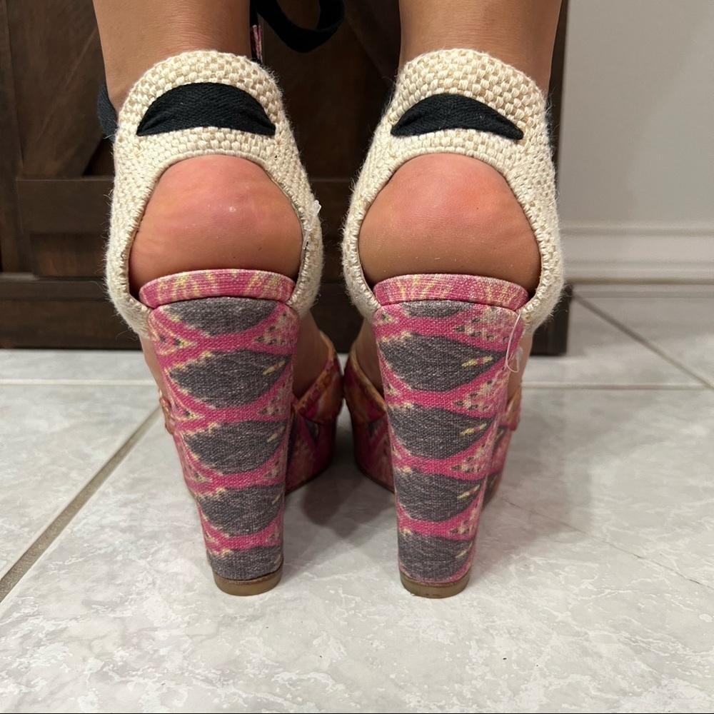 Stuart Weitzman Gladiator Strap Wedge Sandals - image 3